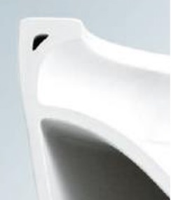 今までのフチなし形状